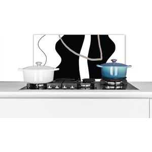 Spatscherm keuken - Design - Abstract - Minimalisme - Keuken - Achterwand keuken - Spatwand - 60x30 cm - Spatscherm