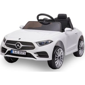 Mercedes CLS350 -Elektrische kinderauto - Accu Auto - Sterke Batterij - afstandsbediening - Wit