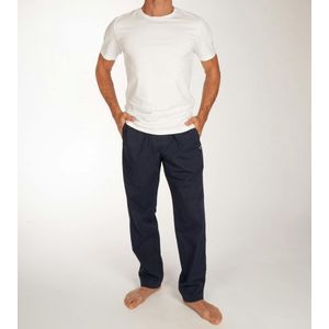 Björn Borg Core Pyjama lange broek/Homewear set - P0402 White/Blue - maat XL (XL) - Heren Volwassenen - 100% katoen- 10002254-P0402-XL