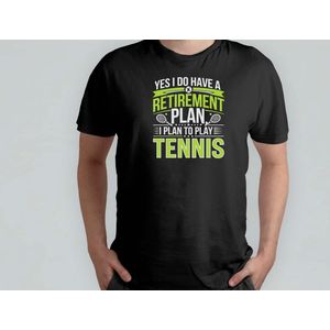 Retirement Tennis - T Shirt - TennisLife - LoveTennis - TennisCommunity - TennisTime - TennisLeven - HouVanTennis - TennisTijd