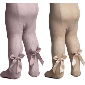 Soft Touch - 2 Baby Maillots met Strik - Dusty Pink & Beige - Mt 3-6 mnd - 68