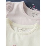 NAME IT - NMFOLLIA 3P LS TOP PB - Blouses - Meisjes - 3-pack - Lange Mouwen