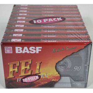 BASF Ferro Extra 10-pack FE-1 90 minuten cassettebandjes