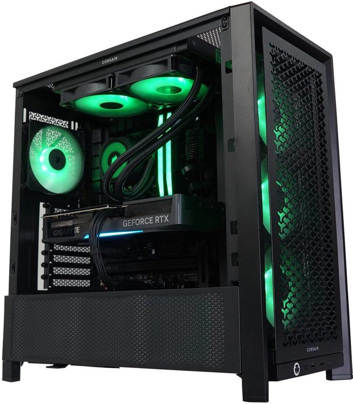 Xenith - Extreme Corsair Dark - Gaming PC - Zwart - AMD Ryzen 7 9800X3D - 32 GB DDR5 - 2 TB SSD