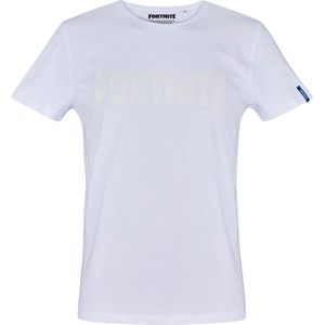 Fortnite T-shirt met korte mouw - wit - Maat XXL