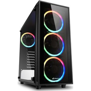 Gaming PC Behuizing met RGB Verlichting en Tempered Glass
