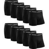 DANISH ENDURANCE - Boxershorts - Zwart - 10-Pack - Katoenen Ondergoed