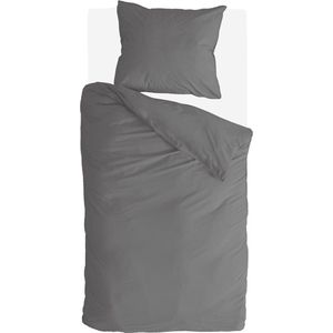 Byrklund Dekbedovertrek Sleep Softly - 155x220 - 100% Katoen - Off Black