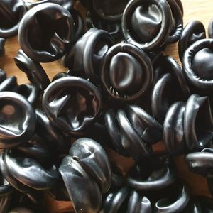 50x Zwarte vingercondoom.