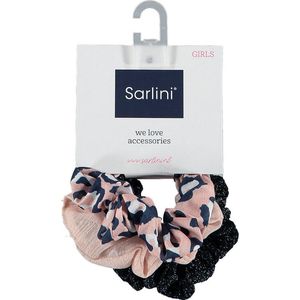 Sarlini - Scrunchies - Girls - 3-pack - Panterprint - Glitters - One - Size