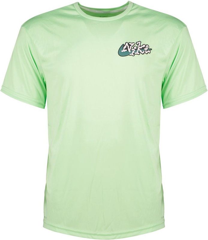 Nike Swim Hydroguard T-shirt Met Korte Mouwen Groen M Man