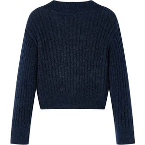 Kindervest - Gebreid - Marineblauw - Maat 104