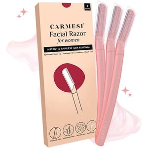 Pijnloos Gezichtsscheermes voor Vrouwen - Voor Perzikdons, Wenkbrauw en Bovenlip