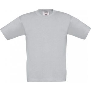 T-shirt Kind 7/8 Y (7/8 ans) B&C Ronde hals Korte mouw Pacific Grey 100% Katoen