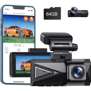 Dual Dashcam - Dashcam Voor en Achter - Auto Camera Dashcam - Dashcam Auto - Dual Dashcam voor Auto