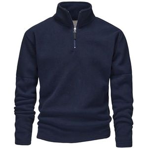 Heren 1/4 Zip Fleece Trui voor Buitenactiviteiten