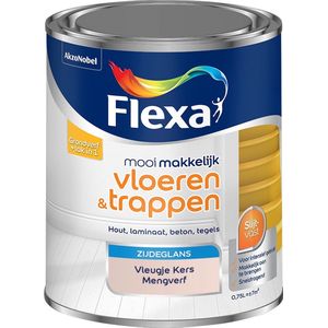 Flexa Mooi Makkelijk Verf - Vloeren en Trappen - Mengkleur - Vleugje Kers - 750 ml