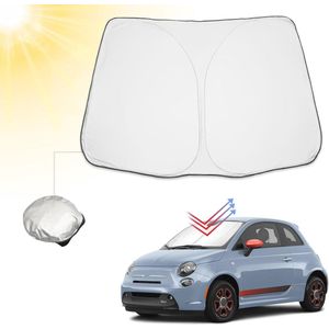 Voorruitafdekking voor Fiat 500 Abarth 595 (2017-2023) - Zonwering, Opvouwbaar en UV-bescherming