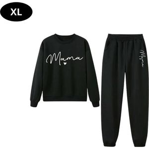 Livano Joggingpak Dames - Huispak - Volwassenen - Trainingspak - Comfortabel - Jogging Pak - Joggingsbroek - Zwart - S