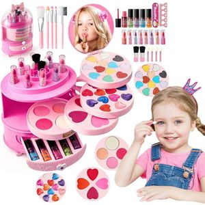 Make up Koffer Meisjes - Kinder Speelkoffer met Inhoud - Make upset voor Kinderen - Roze Set