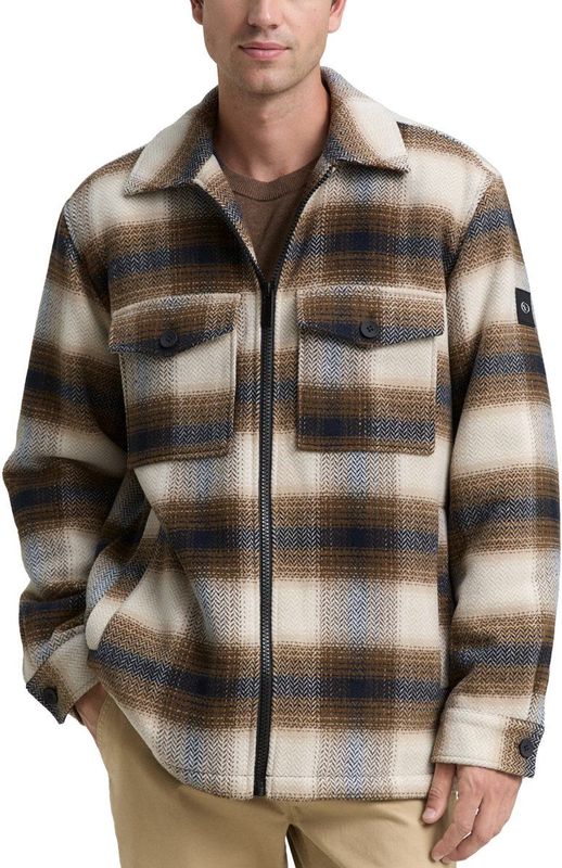 Tom Tailor - Winterjas - Bruin - Heren - Polyester - 1046988