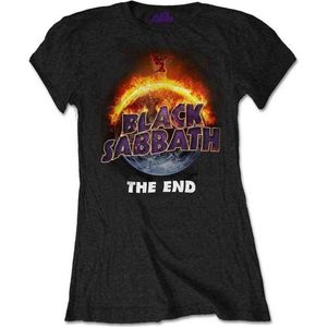 Black Sabbath - The End Dames T-shirt - M - Zwart