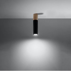 Sollux Lighting - Plafondspot PABLO zwart