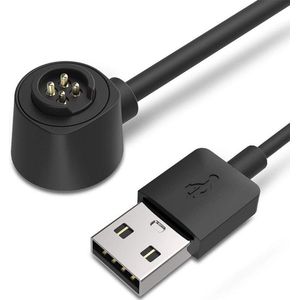 DrPhone Oplader - USB-oplaadkabel - Geschikt voor o.a Polar M600 / Loop 1 & Loop 2 -1M – Zwart
