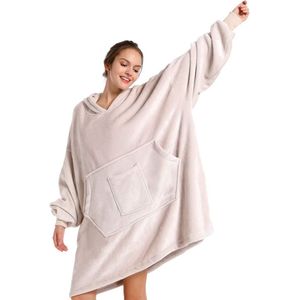 Oversized hoodie - Plaid - Hoodie Deken - Met lange mouwen – Unisex - Eén maat