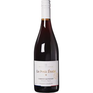 Alcoholvrije Rode Wijn Le Petit Etoile Cabernet Sauvignon 75cl Doos 6 Flessen BIO