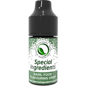 Basilicum Smaak Druppels - 30ml - Smaakdruppels - Flavour Drops - Moderne Gastronomie - Moleculair Koken - Hersluitbare Pot - Recycled Plastic