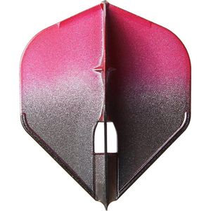 L-Style Flights L1 Two Tone Black - Rood- ()
