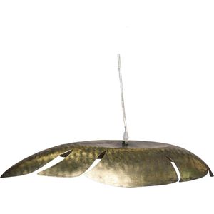 PTMD Lasse metalen hanglamp goud maat in cm: 60 x 22 x 22 - Goud - Goud