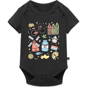 Nederland Baby Rompertje Met Korte Mouwen