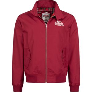 Lonsdale Slimfit Harrington Classic Bordeauxrood - Maat: L