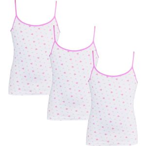 Beeren 3-Pack Meisjes hemden Love Roze maat 104