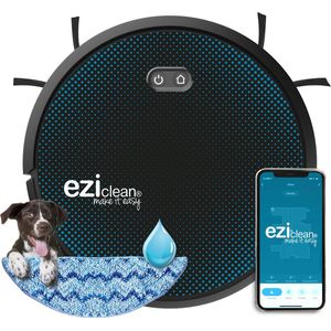 Eziclean Connect x550 Robotstofzuiger met Dweilfunctie - Ideaal voor Huisdieren - Spraakbesturing - Navigatietechnologie