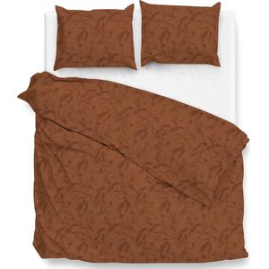 Zohome - Fiori-di-Satinado - Dekbedovertrek - Oranje - 100% Katoen-Satijn