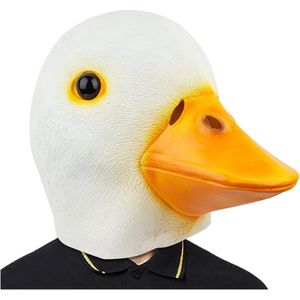 Eend Masker - Realistisch Dierlijk Latex Volledig Hoofdmasker voor Halloween-Kostuumfeest - Carnaval