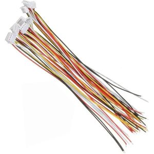 PH2.0 Kabel 20cm – 4-Pin – Female stekker aan één zijde – Open uiteinde - 10 stuks