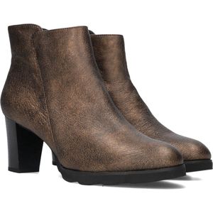 Notre-V Patricia-01 Enkellaarsjes - Enkelboots met rits - Dames - Goud - Maat 42