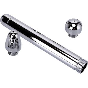 Douchekopset - klysmaset voor intieme reiniging met 3 douchekoppen - unisex douchesysteem - mannen/vrouwen, anale douche, kontdouche, klysma's voor colonreiniging, intieme douche