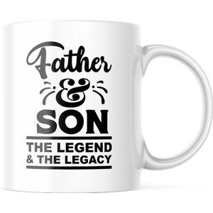 Vaderdag Mok Father and son the legend and the legacy