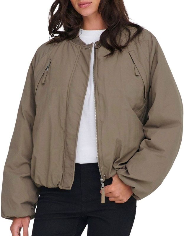 Only - Beatrice Puffer Jas - Bruin - Dames