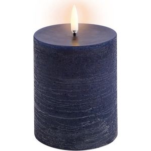Uyuni led-kaars Rustic 7,8 x 10cm dark blue