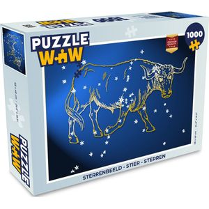 Puzzel Sterrenbeeld - Stier - Sterren - Legpuzzel - Puzzel 1000 stukjes volwassenen
