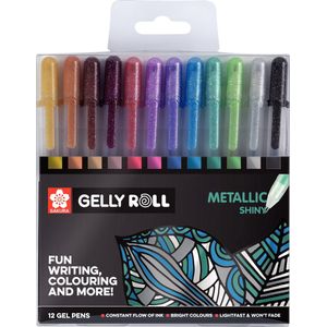 Sakura Unieke collectie van 12 Gelly Rolls Metallic