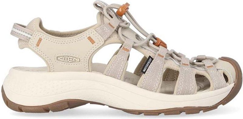 KEEN Astoria West - Sandalen - Plaza Taupe - Geroosterde Pecan - Wasbaar Gerecycled Polyethyleen