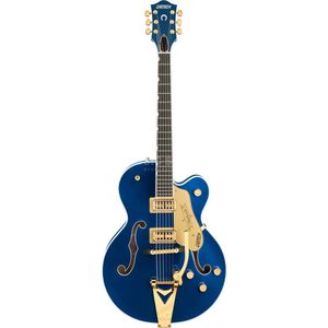 Gretsch G6120TG Players Edition Nashville Hollow Body Bigsby Azure Metallic - Semi-akoestische Custom gitaar