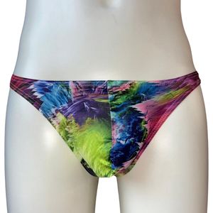 LekkerStout Heren String - Tie-Dye - Multicolor - Sexy Herenondergoed | L | ( LS247 )